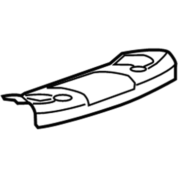 GM 22882876 Finish Panel, Black, Front 22882876 GM Finish Panel, Black, Front Illustration 1 of 1