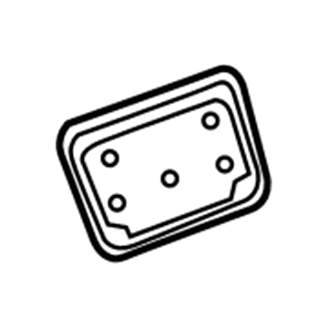 GM 22866156 Display Unit Cover 22866156 GM Display Unit Cover Illustration 1 of 1