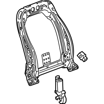 GM 13578622 Seat Back Frame, Front 13578622 GM Seat Back Frame, Front Illustration 1 of 1