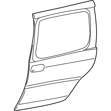 GM 10235736 Outer Panel, Driver Side 10235736 GM Outer Panel, Driver Side Illustration 1 of 1