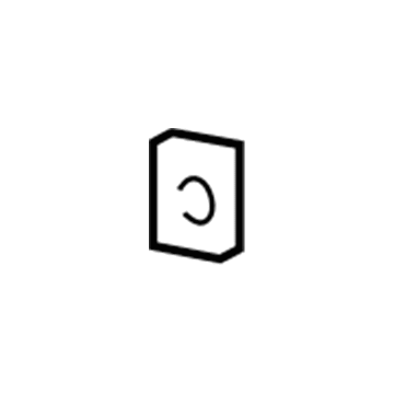 GM 15567924 Cable Clip 15567924 GM Cable Clip Illustration 1 of 1