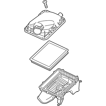 23134626 GM Air Cleaner Assembly Illustration 1 of 1