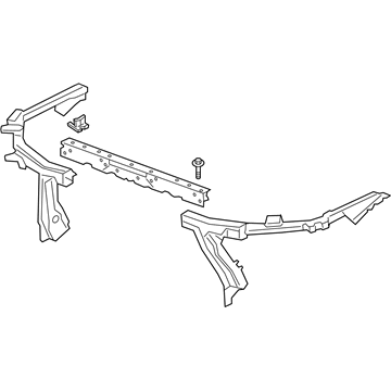 84760202 GM Upper Tie Bar, Front Illustration 1 of 1