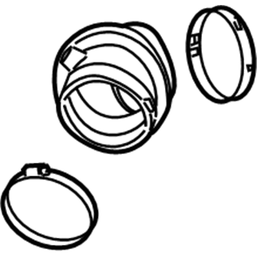 GM 15219032 Outlet Duct 15219032 GM Outlet Duct Illustration 1 of 1
