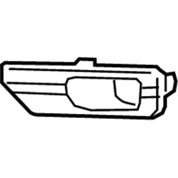 22814527 GM Lower Grille, Passenger Side Illustration 1 of 1