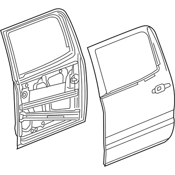 Chevy 84253598 Door Shell