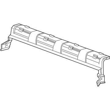 GM 84126419 Upper Baffle 84126419 GM Upper Baffle Illustration 1 of 1