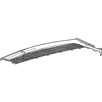 Chevy 26341771 Defroster Trim