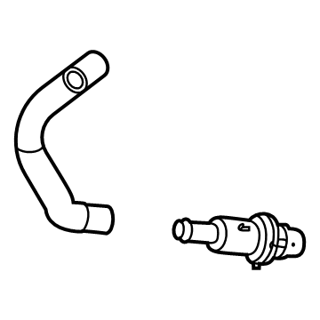 GM 84660335 Inlet Hose, Upper 84660335 GM Inlet Hose, Upper Illustration 1 of 1