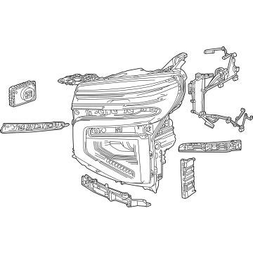 Chevy 85760688 Headlamp Assembly