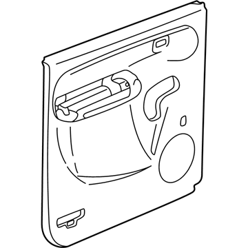 Chevy 15086619 Door Trim Panel