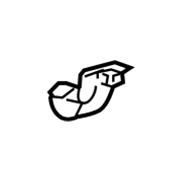 25852758 GM Heater Core Bracket Illustration 1 of 1