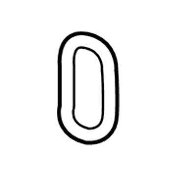 GM 12608993 Water Manifold Gasket 12608993 GM Water Manifold Gasket Illustration 1 of 1