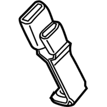 GM 88956222 Buckle End 88956222 GM Buckle End Illustration 1 of 1