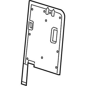 Buick 89043332 Seat Back Panel