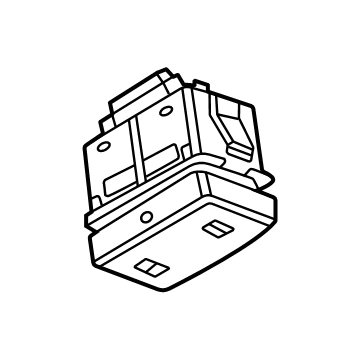 GM 39102581 Switch, Jet Black 39102581 GM Switch, Jet Black Illustration 1 of 1