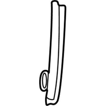 GM 15263851 Rear Weatherstrip 15263851 GM Rear Weatherstrip Illustration 1 of 1