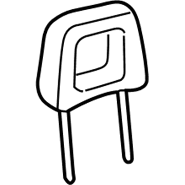 Pontiac 12532341 Headrest