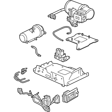 Hummer Air Suspension Compressor - 19303233