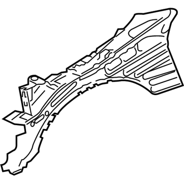 23470020 GM Upper Rail, Front Driver Side Illustration 1 of 1