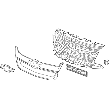 Chevy 84329871 Grille Assembly
