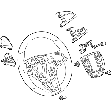 Chevy 42348102 Steering Wheel