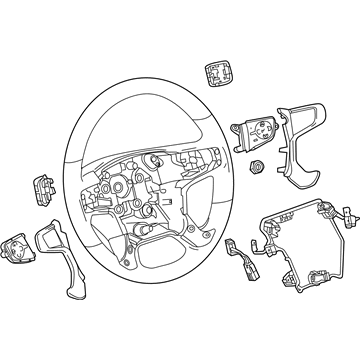 Chevy 84483796 Steering Wheel