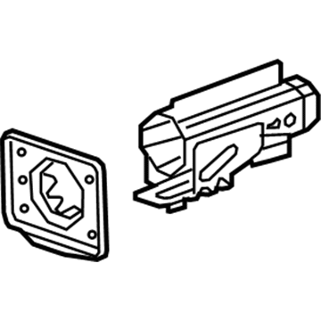 15923685 GM Rail End, Front Passenger Side Illustration 1 of 1