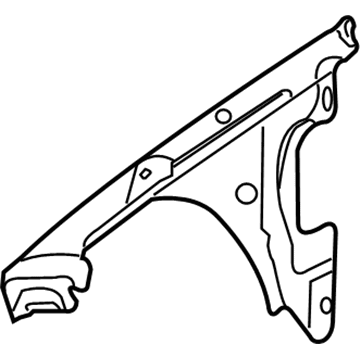 22855930 GM Upper Rail, Front Outer Driver Side Illustration 1 of 1