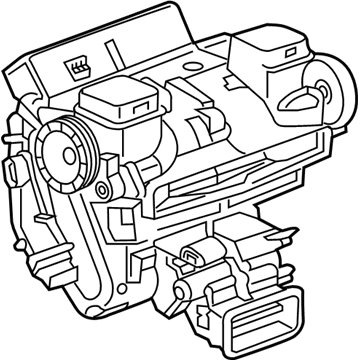 GM 84767442 A/C & Heater Case 84767442 GM A/C & Heater Case Illustration 1 of 1