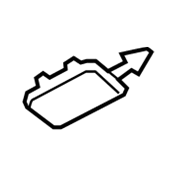 GM 13487419 Tow Eye Cap 13487419 GM Tow Eye Cap Illustration 1 of 1