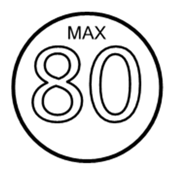 GM 25558496 Caution Label 25558496 GM Caution Label Illustration 1 of 1