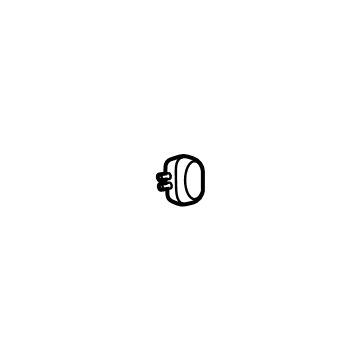 GM 11602203 Front A/C Hose Clip 11602203 GM Front A/C Hose Clip Illustration 1 of 1