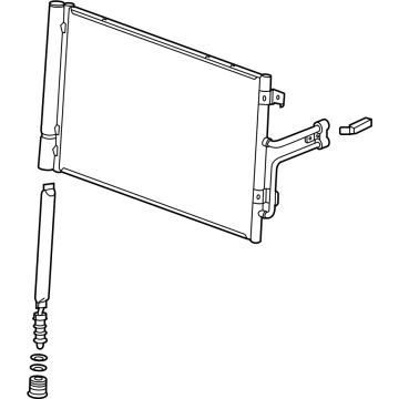 GM 86540124 Condenser, A/C Condenser 86540124 GM Condenser, A/C Condenser Illustration 1 of 1