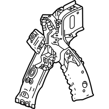 GM 87848757 Extension, Radiator And Front End Tie 87848757 GM Extension, Radiator And Front End Tie Illustration 1 of 1