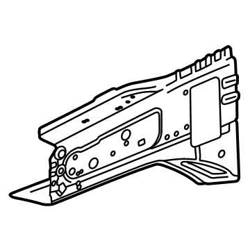 86514683 GM Extension, Body And Door Frame Hinge, Front Illustration 1 of 1