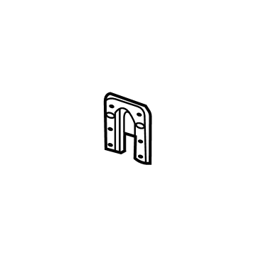 GM 84608604 Bumper Bracket 84608604 GM Bumper Bracket Illustration 1 of 1