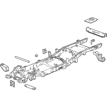 GM 84831526 Frame Assembly 84831526 GM Frame Assembly Illustration 1 of 1