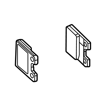 Chevy Corvette Brake Pads - 84935101
