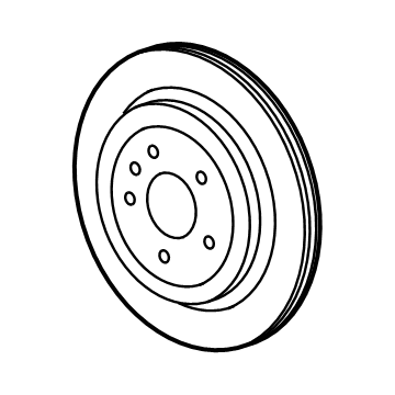 GM 85087355 Rotor-Rear Brake 85087355 GM Rotor-Rear Brake Illustration 1 of 1