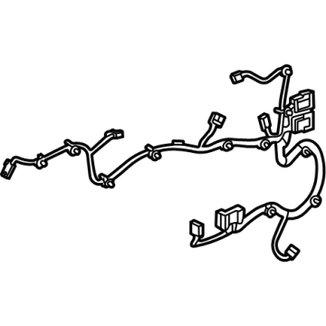 GM 84710925 Harness, Passenger Side 84710925 GM Harness, Passenger Side Illustration 1 of 1