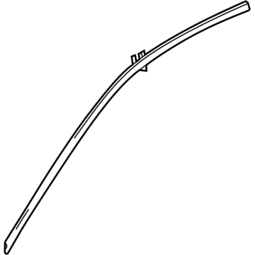 42485262 GM Reveal Molding, Front Upper Driver Side Illustration 1 of 1