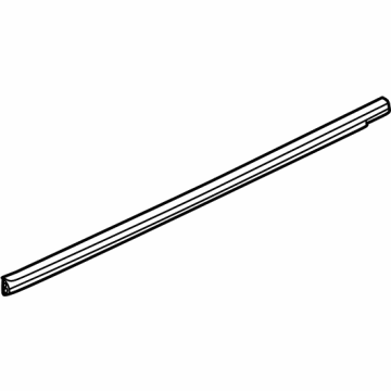 42664800 GM Belt Molding, Front Driver Side Illustration 1 of 1