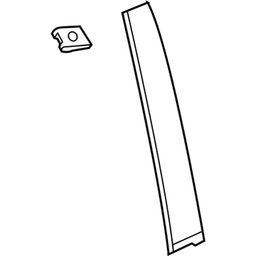 GM 84687067 Applique, Rear Driver Side 84687067 GM Applique, Rear Driver Side Illustration 1 of 1