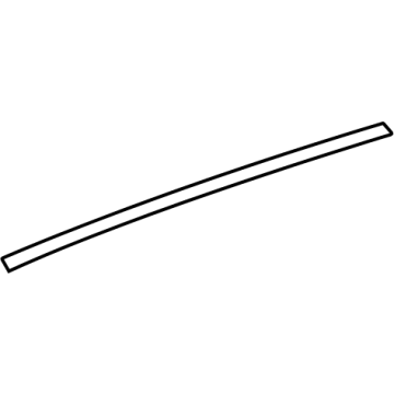 22999264 GM Molding, Rear Side Door Window Reveal, Upper Illustration 1 of 1