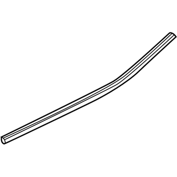 GM 84647759 Belt Molding, Rear Driver Side 84647759 GM Belt Molding, Rear Driver Side Illustration 1 of 1