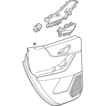 Chevy 26545258 Door Trim Panel