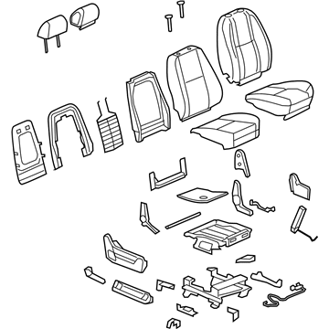 Chevy 15865124 Seat Assembly