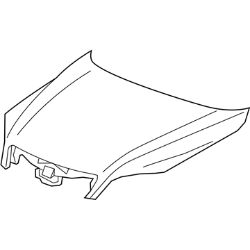 GM 19179654 Hood 19179654 GM Hood Illustration 1 of 1