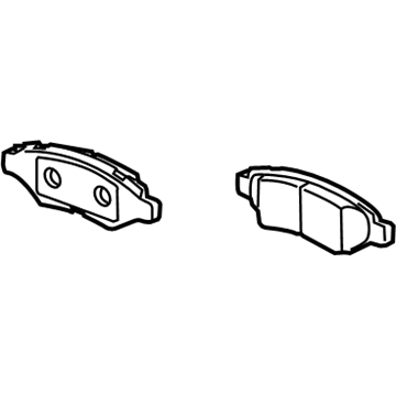 GM 19421343 Brake Pads 19421343 GM Brake Pads Illustration 1 of 1